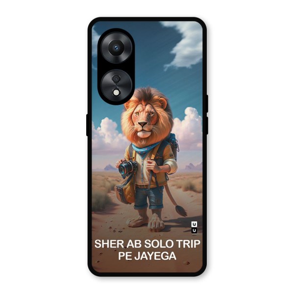 Sher Solo Trip Metal Back Case for Oppo A78