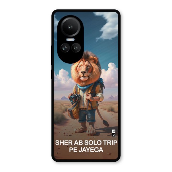 Sher Solo Trip Metal Back Case for Oppo Reno10 Pro