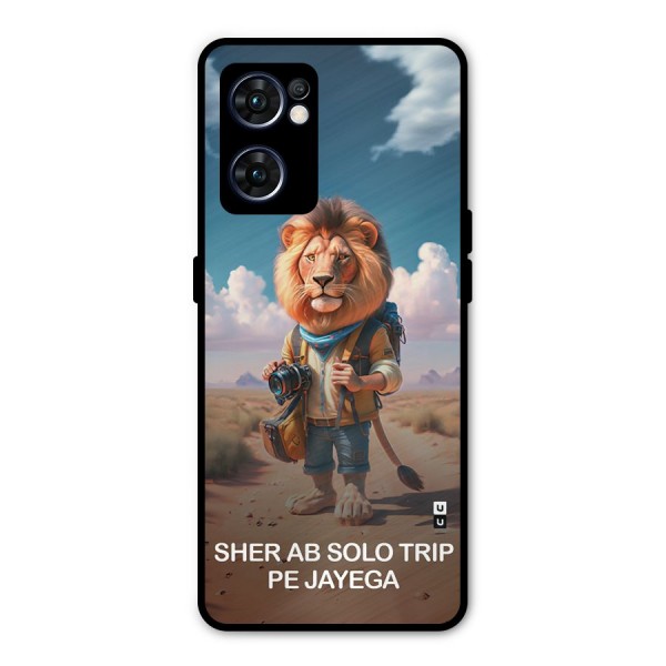 Sher Solo Trip Metal Back Case for Oppo Reno7 5G