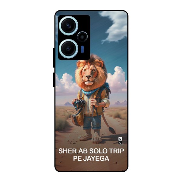 Sher Solo Trip Metal Back Case for Poco F5