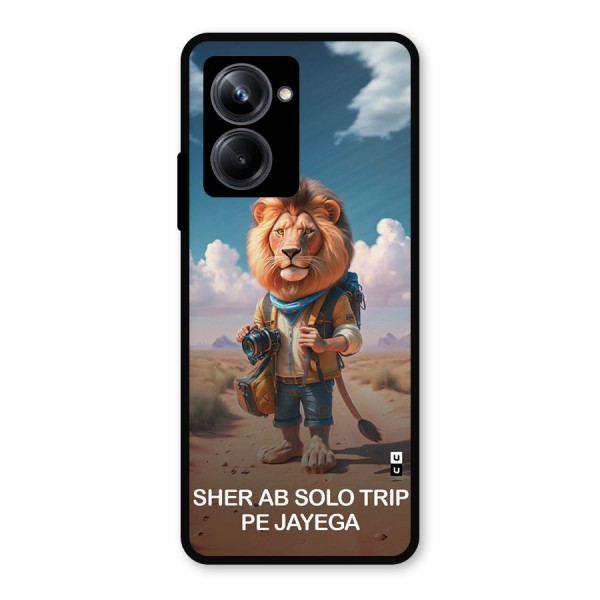 Sher Solo Trip Metal Back Case for Realme 10 Pro