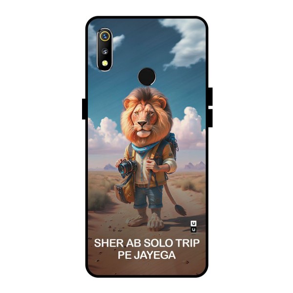 Sher Solo Trip Metal Back Case for Realme 3