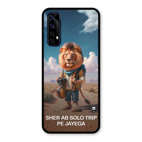 Sher Solo Trip Metal Back Case for Realme 7