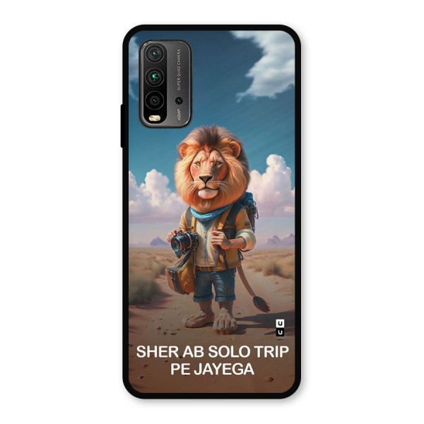 Sher Solo Trip Metal Back Case for Redmi 9 Power