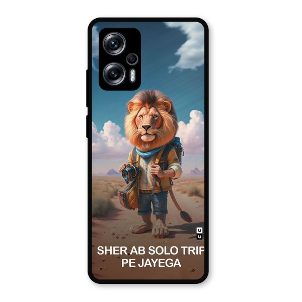 Sher Solo Trip Metal Back Case for Redmi K50i