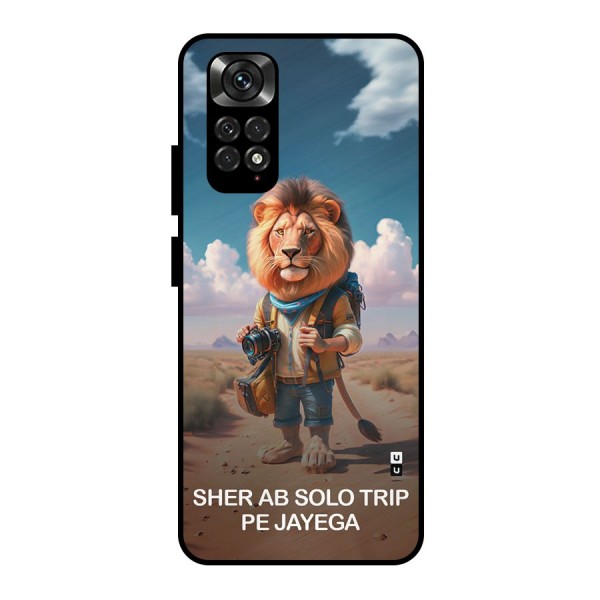 Sher Solo Trip Metal Back Case for Redmi Note 11 Pro