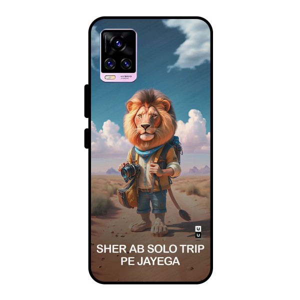 Sher Solo Trip Metal Back Case for Vivo V20 Pro