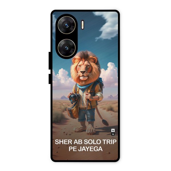 Sher Solo Trip Metal Back Case for Vivo V29e