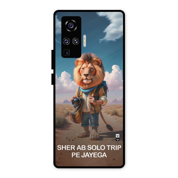 Sher Solo Trip Metal Back Case for Vivo X50 Pro