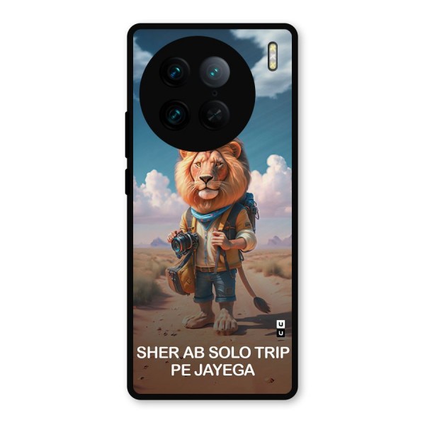 Sher Solo Trip Metal Back Case for Vivo X90 Pro