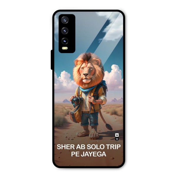 Sher Solo Trip Metal Back Case for Vivo Y20 2021