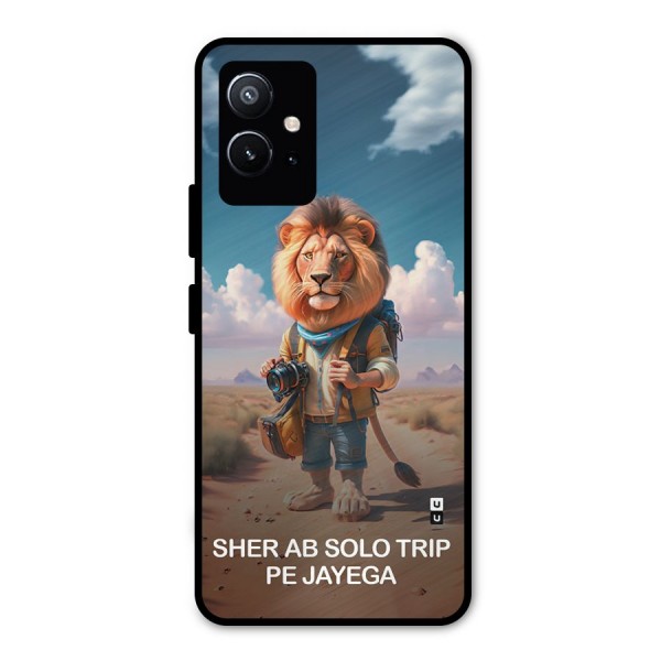 Sher Solo Trip Metal Back Case for Vivo Y75 5G