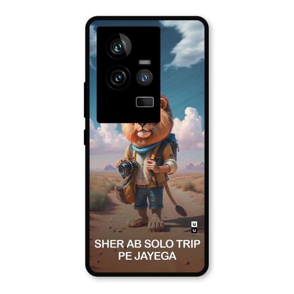 Sher Solo Trip Metal Back Case for iQOO 11 5G