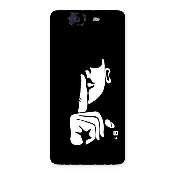 Shhh Art Back Case for Canvas Knight A350