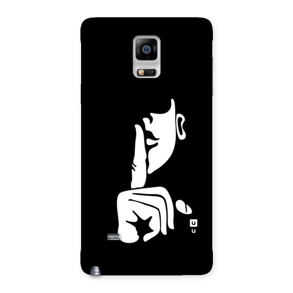 Shhh Art Back Case for Galaxy Note 4