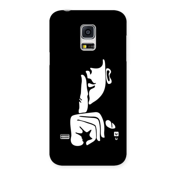 Shhh Art Back Case for Galaxy S5 Mini