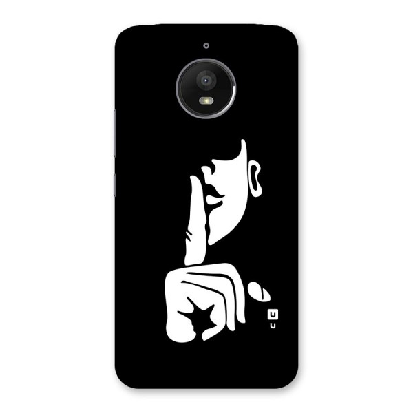 Shhh Art Back Case for Moto E4 Plus