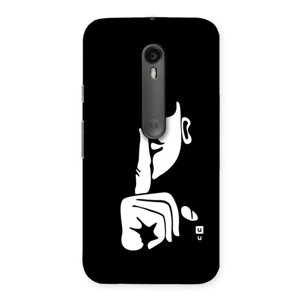 Shhh Art Back Case for Moto G3