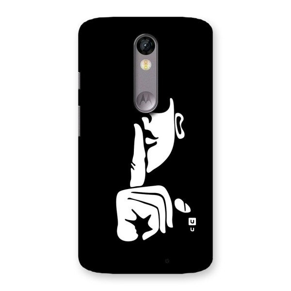 Shhh Art Back Case for Moto X Force