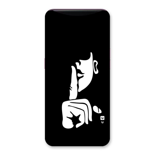 Shhh Art Back Case for Oppo Find X