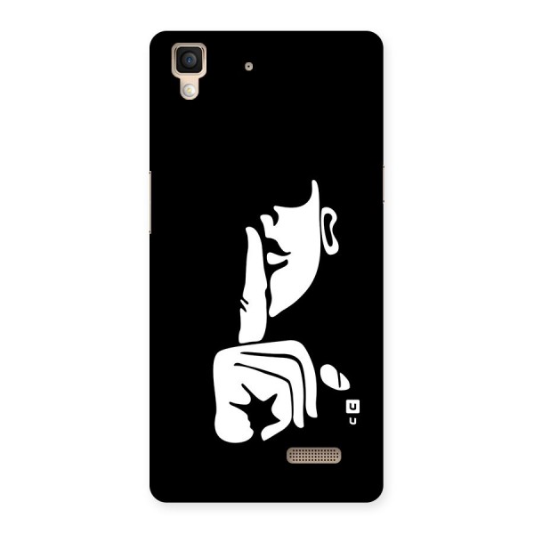 Shhh Art Back Case for Oppo R7