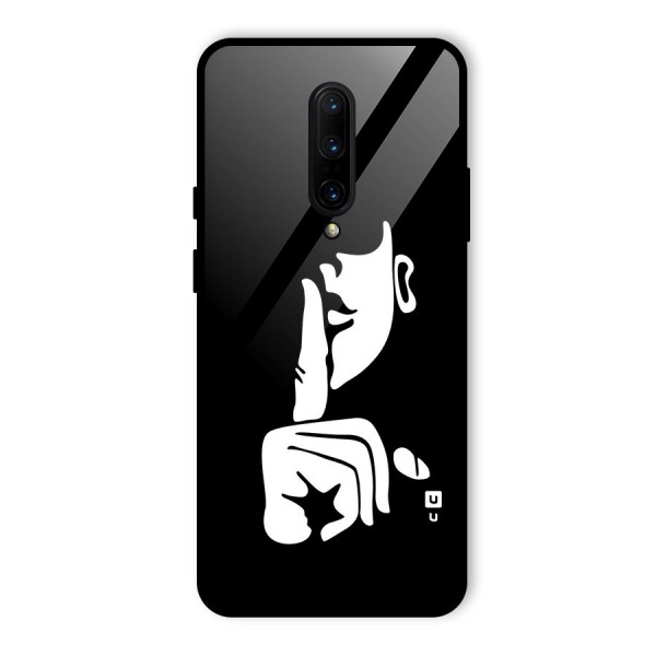 Shhh Art Glass Back Case for OnePlus 7 Pro