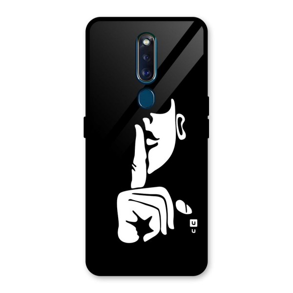 Shhh Art Glass Back Case for Oppo F11 Pro