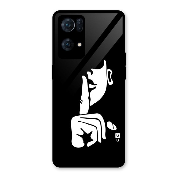 Shhh Art Glass Back Case for Oppo Reno7 Pro 5G