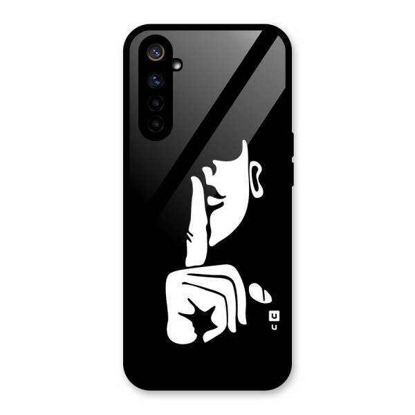 Shhh Art Glass Back Case for Realme 6