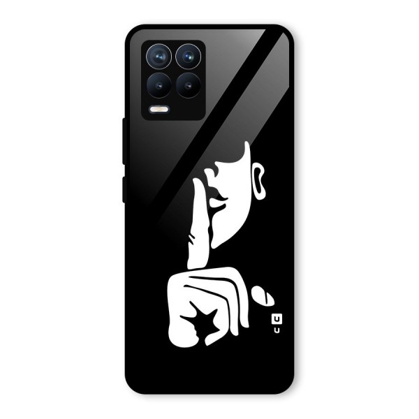 Shhh Art Glass Back Case for Realme 8