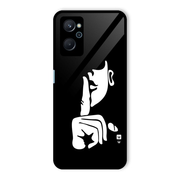 Shhh Art Glass Back Case for Realme 9i