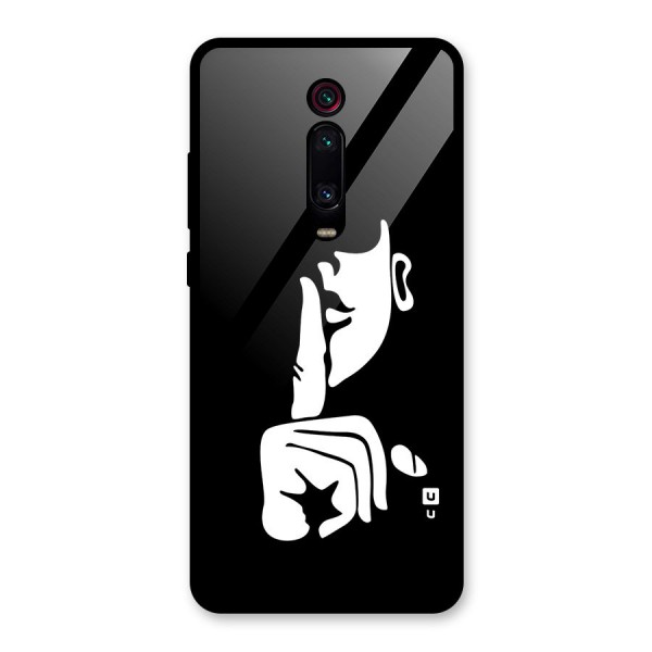 Shhh Art Glass Back Case for Redmi K20