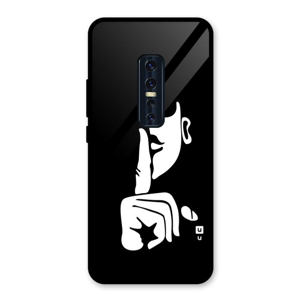 Shhh Art Glass Back Case for Vivo V17 Pro