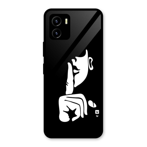 Shhh Art Glass Back Case for Vivo Y15s