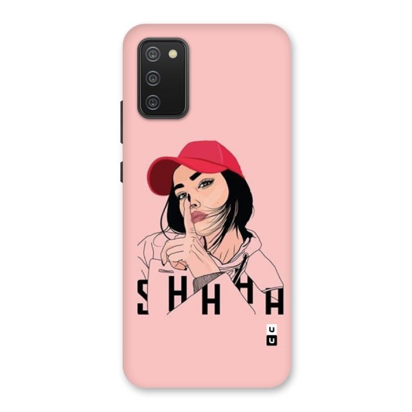 Shhhh Girl Back Case for Galaxy F02s