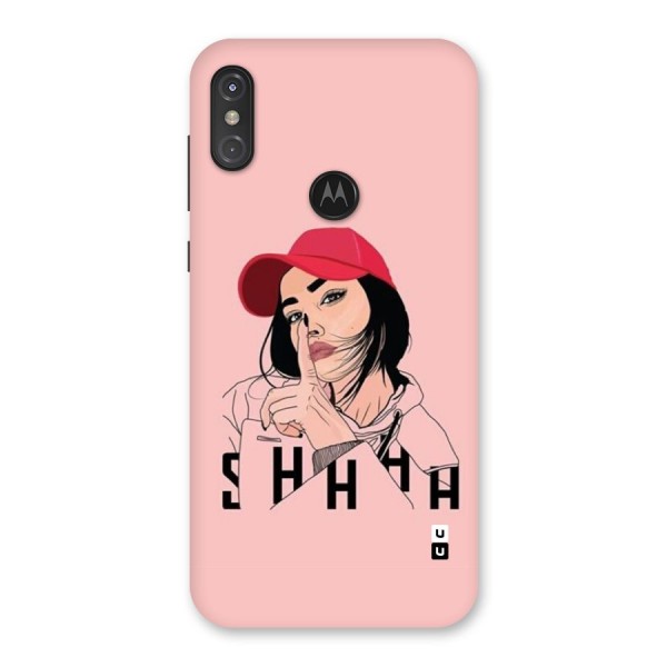 Shhhh Girl Back Case for Motorola One Power