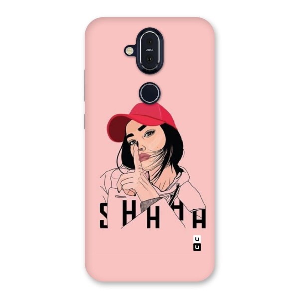 Shhhh Girl Back Case for Nokia 8.1