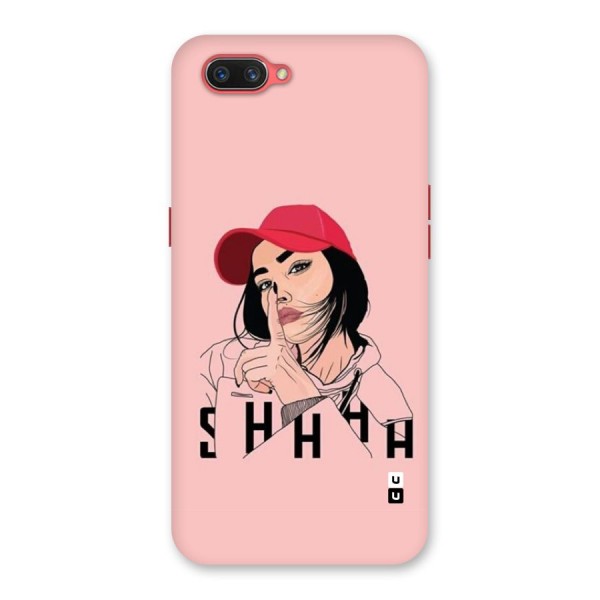 Shhhh Girl Back Case for Oppo A3s