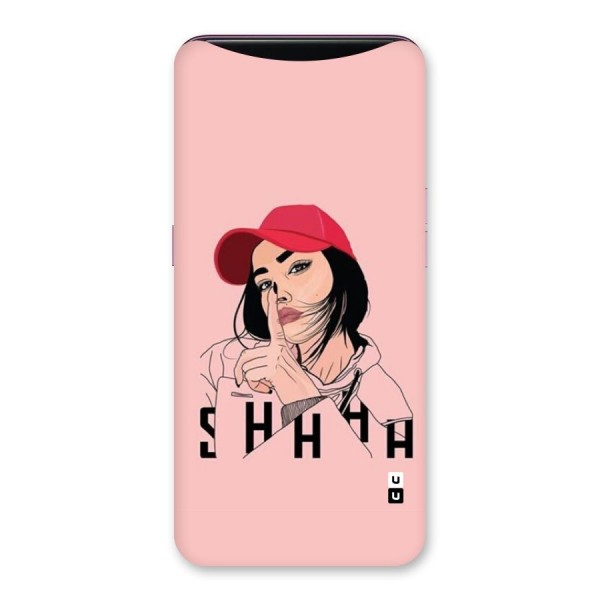 Shhhh Girl Back Case for Oppo Find X