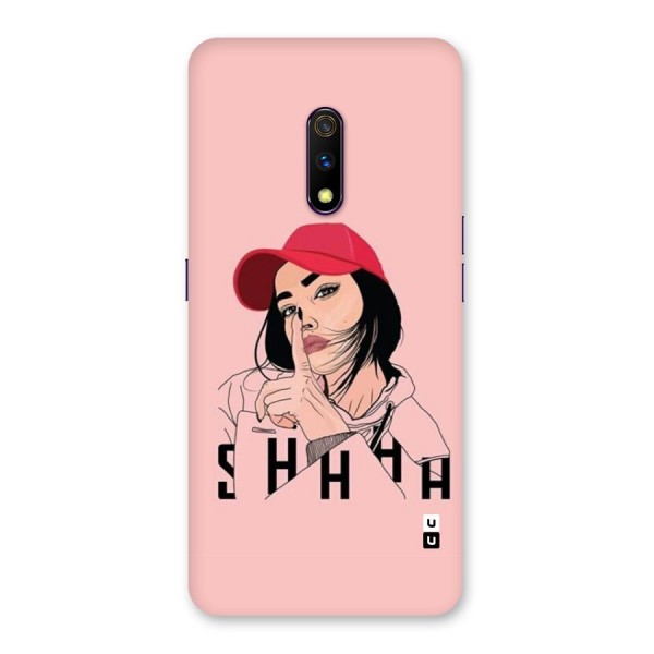 Shhhh Girl Back Case for Realme X