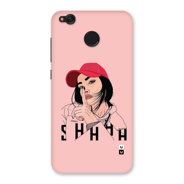 Shhhh Girl Back Case for Redmi 4