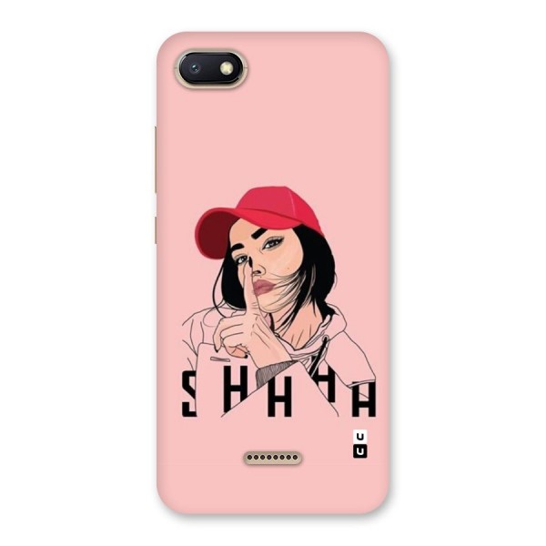 Shhhh Girl Back Case for Redmi 6A