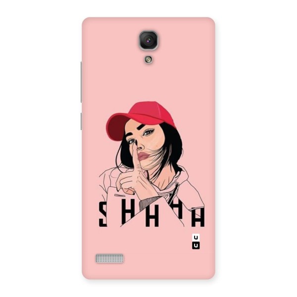 Shhhh Girl Back Case for Redmi Note