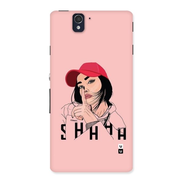 Shhhh Girl Back Case for Xperia Z