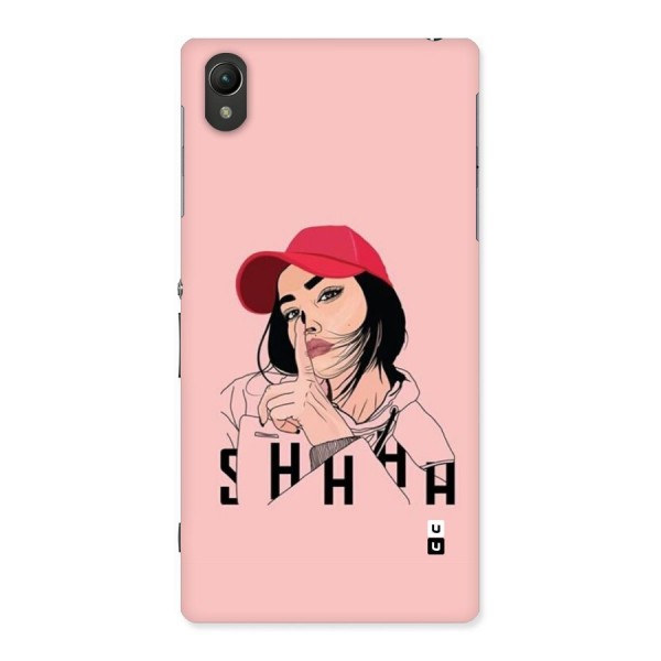 Shhhh Girl Back Case for Xperia Z1