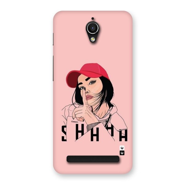 Shhhh Girl Back Case for Zenfone Go