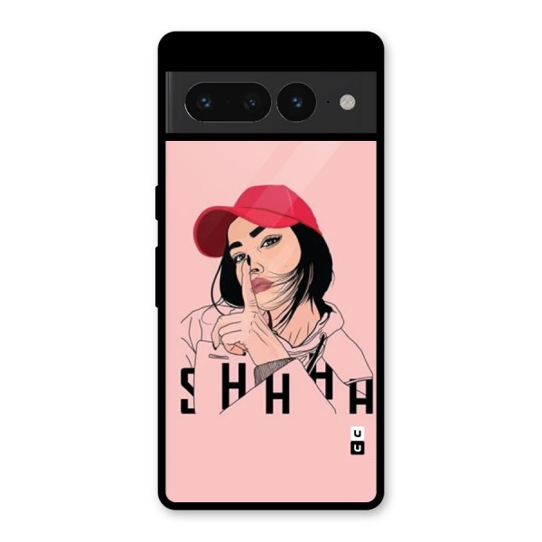 Shhhh Girl Glass Back Case for Google Pixel 7 Pro