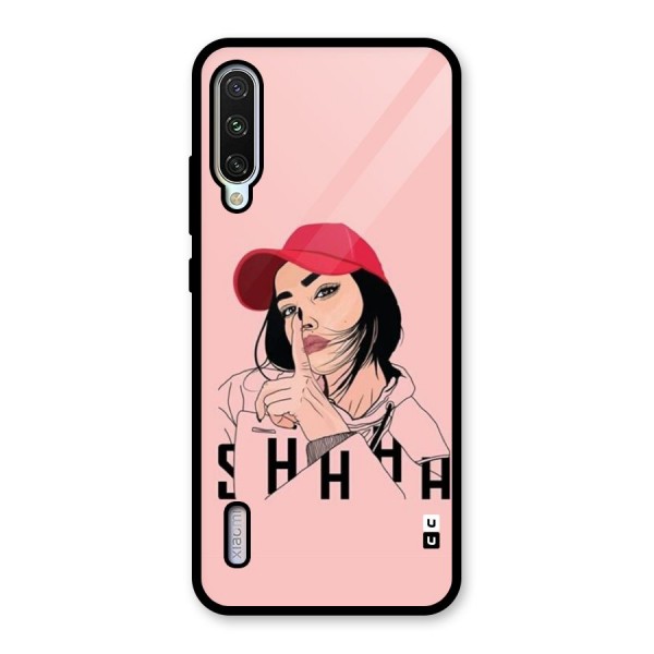 Shhhh Girl Glass Back Case for Mi A3