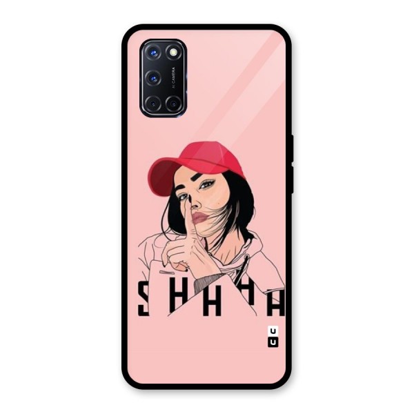 Shhhh Girl Glass Back Case for Oppo A52