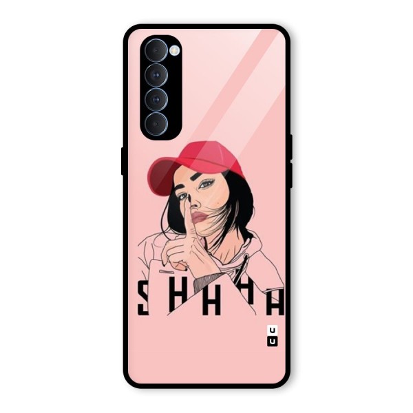 Shhhh Girl Glass Back Case for Oppo Reno4 Pro